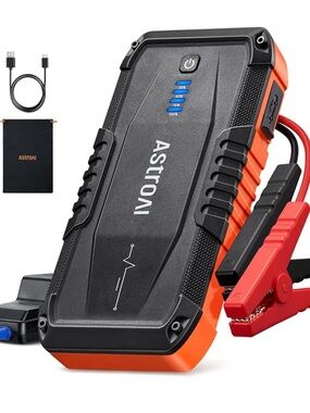 StroAI S8 Car Battery Jump Starter 1500A 12V Lithium Portable Jump Box